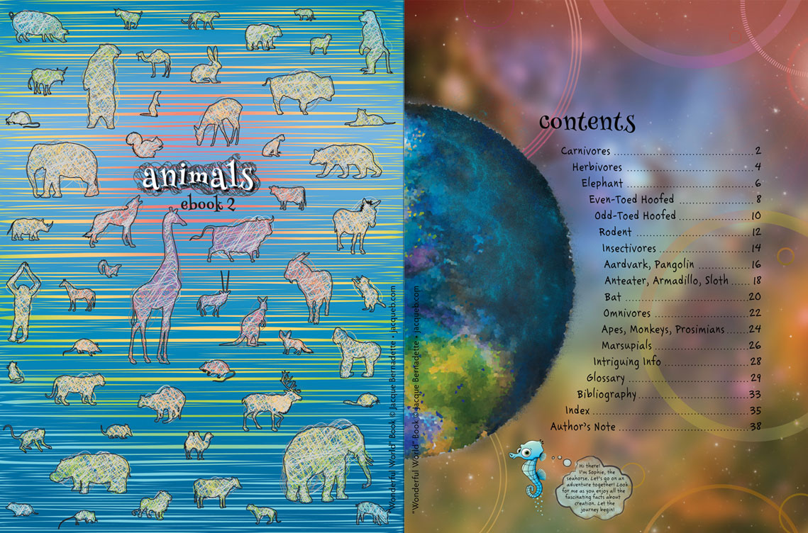 Animals eBook 2 - Title Page and Contents